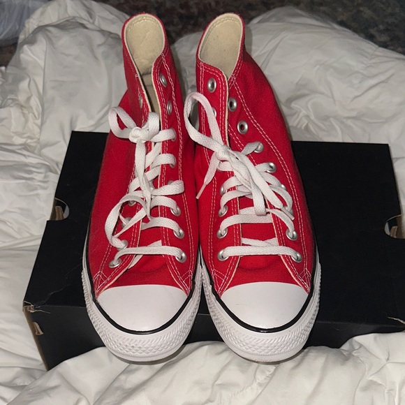 Converse Red High-Top Sneakers - Picture 2 of 3